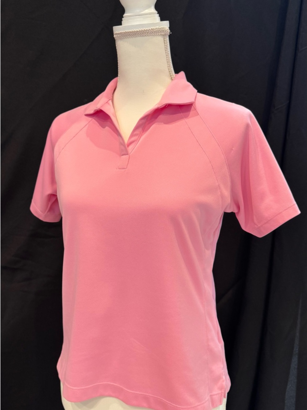 EP Pro Women's Pink Short-Sleeve Polo Top